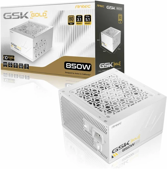 Antec GSK V2 Gold 850 White 850W, ATX 3.1