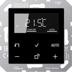 Jung LB-Management Raumthermostat Set schwarz