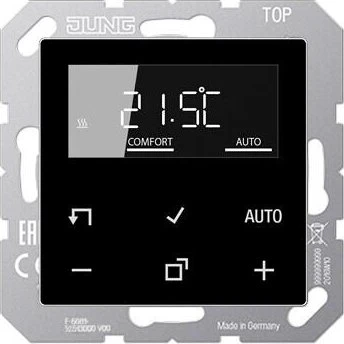 Jung LB-Management Raumthermostat Set schwarz