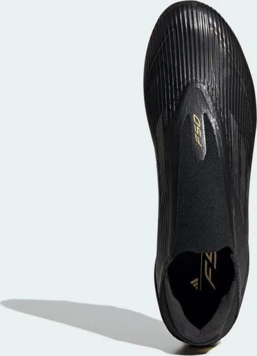 adidas F50 League Laceless FG/MG core black/iron metallic/gold metallic