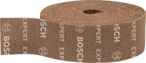 Bosch Professional EXPERT N880 Vlies Gewebeschleifblatt Sparrolle, 100mm x 10m, 1 Stück