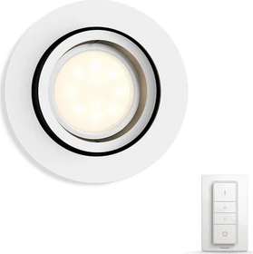 Philips Hue White Ambiance Milliskin Einbauleuchte rund weiß
