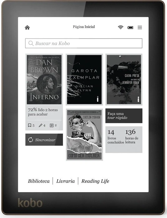 Kobo Aura schwarz