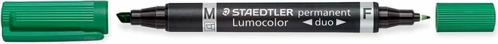 Staedtler Lumocolor duo 348 permanent grün, 10er-Pack (348-5#10)