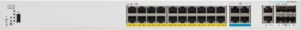 Cisco Catalyst 1300 Rackmount Gigabit Managed Switch, 24x RJ-45, 4x SFP+, 375W PoE+