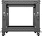 Lanberg Open Rack Series 19" Open Frame Rack 9HE, 4-Pfosten, mit Rollen, Flat Pack, tiefenverstellbar, 576-1033mm, RAL 9004, 657mm tief Vorschaubild