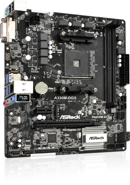 ASRock A320M-DGS (AMD AM4)