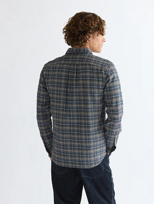 Wrangler Regular 1 Pocket Hemd langarm dark navy (Herren)