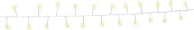 Wentronic goobay Silberdraht-Lichterkette LED 50x warmweiß
