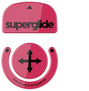 Pulsar Gaming Gears Superglide (Type-S) für Logitech G PRO X SUPERLIGHT, rot