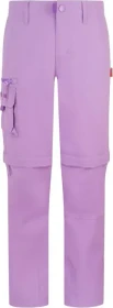 Trollkids Oppland Slim Fit Zip-Off Hose lang violet sorbet/graphite (Junior)