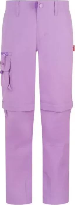 Trollkids Oppland Slim Fit Zip-Off Hose lang violet sorbet/graphite (Junior)