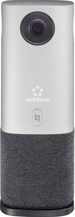 Renkforce RF-CC-800 360-Grad Konferenzkamera, schwarz/silber