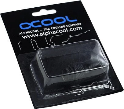 Alphacool HF Winkeladapter 45° G1/4", deep black