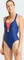 adidas Sportswear Colorblock Badeanzug dark blue/bright red (Damen) Vorschaubild