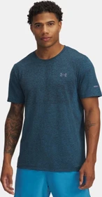 Under Armour Seamless Stride Funktionsshirt kurzarm ether blue/reflective (Herren)