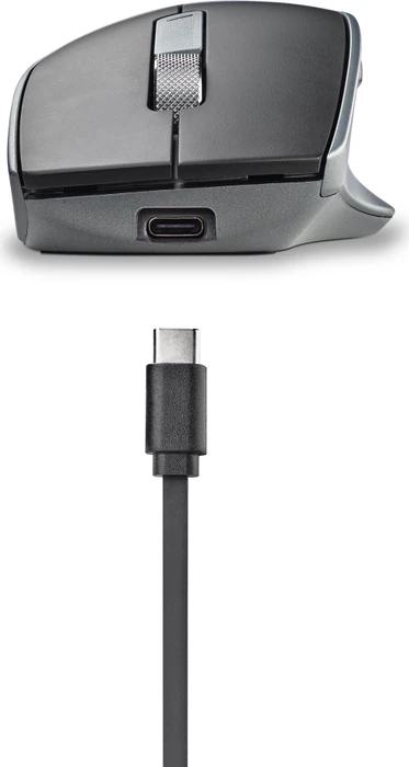 NGS Lush-RB Wireless Rechargeable Multi-Device Mouse schwarz/grau, USB/Bluetooth