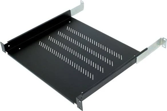 Triton Fachboden perforiert, schwarz, 1HE