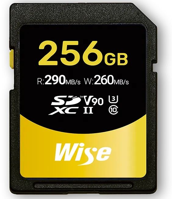 Wise Advanced PRO SD R290/W260 256GB, UHS-II U3, Class 10