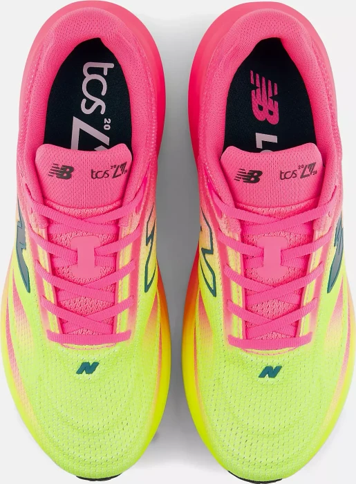 New Balance TCS London Marathon 1080v15 alkaline green/pink heat (Herren)
