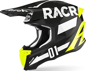 Airoh Twist 2.0 Racr schwarz/weiß/gelb