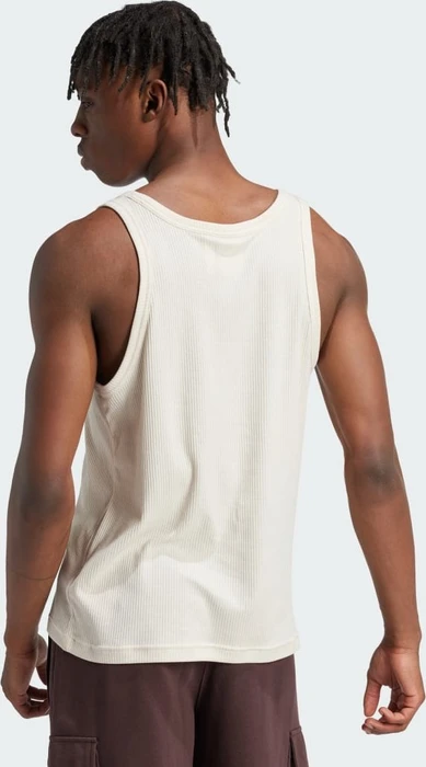 adidas Trefoil Essentials Shirt ärmellos wonder white (Herren)