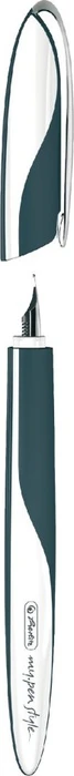 Herlitz my.pen style weiß/dark shale, rechte Hand/linke Hand, mittel, Folienbox