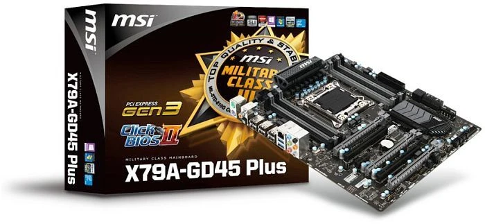 MSI X79A-GD45 Plus (Intel 2011-0)