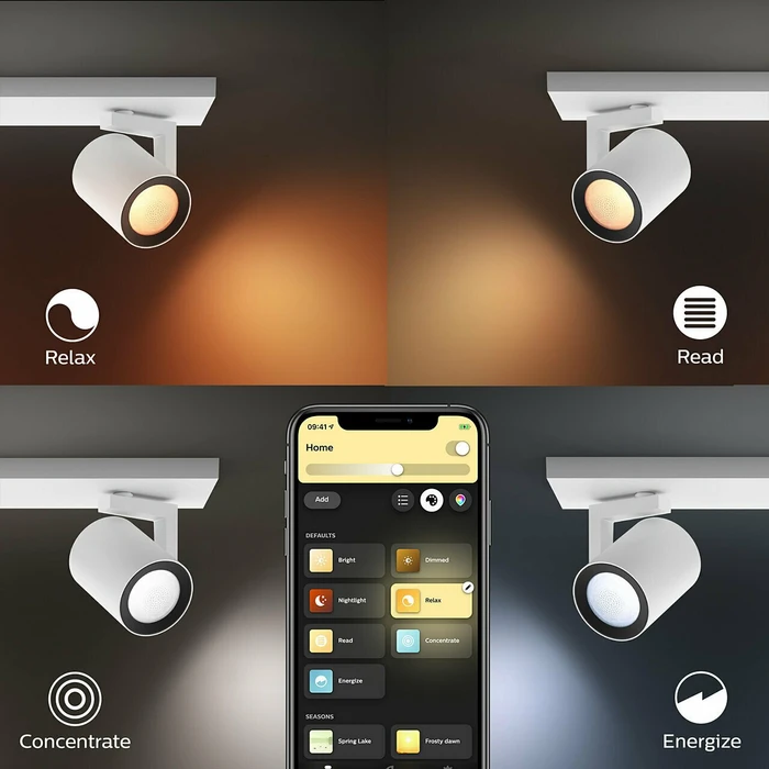 Philips Hue White and Color Ambiance Argenta Spot 1-flammig weiß
