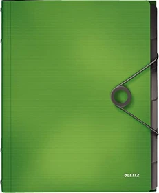 Leitz Solid Ordnungsmappe, 6 Fächer, A4, hellgrün