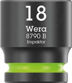 Wera 8790 B Impaktor Außensechskant Steckschlüssel 3/8", 18x30mm