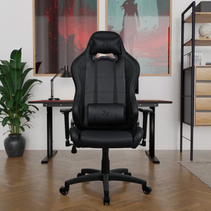 Arozzi Torretta SoftPU Gamingstuhl, pure black