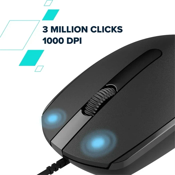 Canyon M-10 Wired Mouse, schwarz, USB