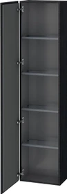 Duravit L-Cube Hochschrank 400 x 243 x 1760 mm eiche schwarz matt