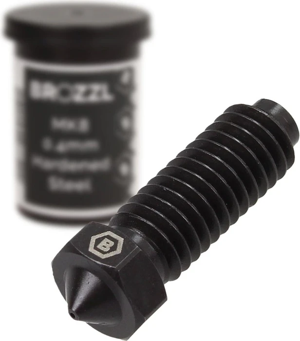 Brozzl Druckdüse Stahl gehärtet für Anycubic Kobra 2 Series, 1.75mm, 0.2mm