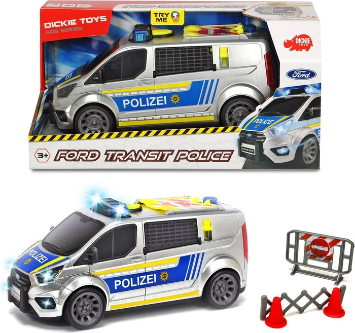 Dickie Toys Ford Transit Polizei (203715013)