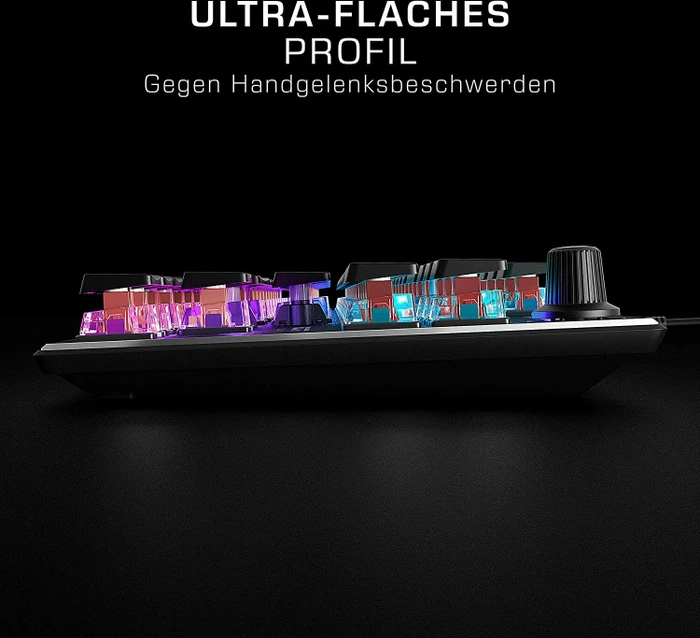 Roccat Vulcan TKL, LEDs RGB, schwarz, Titan SPEED, USB, US