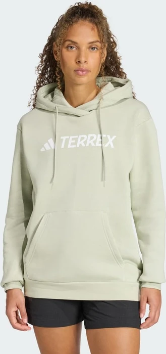 adidas Terrex Multi Large Logo Hoodie halo green (Damen)