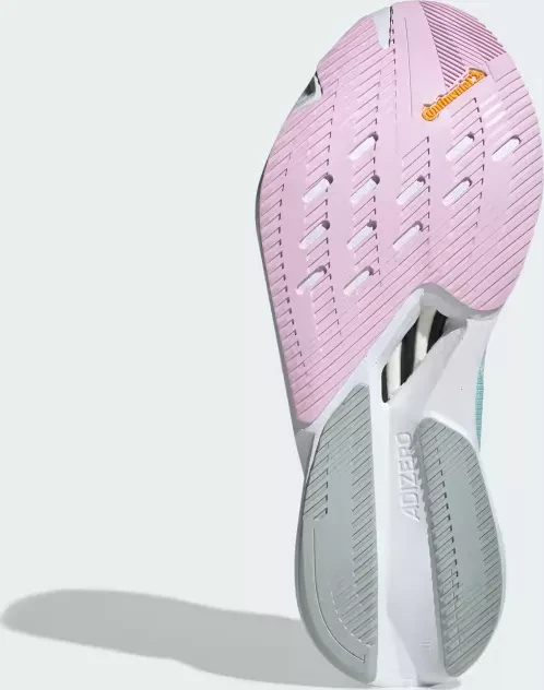adidas Adizero Boston 12 flash aqua/zero metallic/orchid fusion (Herren)
