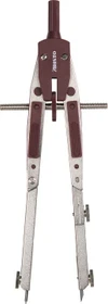 Aristo Profi Schnellverstellzirkel 2 Gelenke, Universaladapter, silber/weinrot, Klarsichtetui