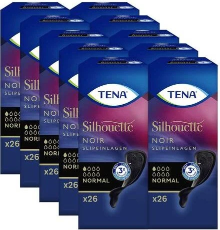 Tena Silhouette Noir Normal Hygieneeinlage, 26 Stück