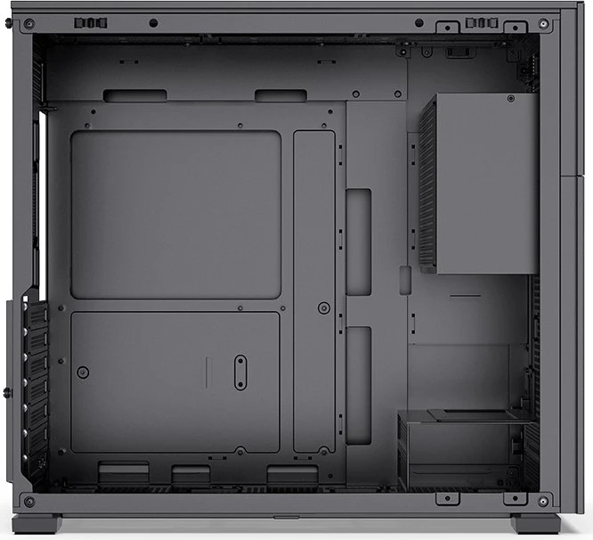 Jonsbo D41 Screen Black, schwarz, Glasfenster