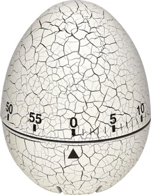 TFA Dostmann Kitchen Timer Ei analog weiß