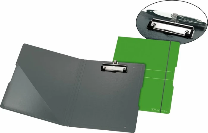Herlitz easy orga to go Klemmbrettmappe, A4, apfel/grau