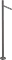 Hansgrohe Axor Uno Waschbeckenarmatur bodenstehend mit Zerogriff ohne Ablaufgarnitur brushed black chrome Vorschaubild