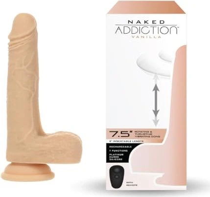 Naked Addiction Rotating & Vibrating Dong