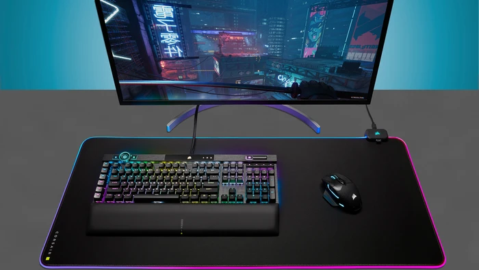 Corsair MM700 RGB Extended Mouse Pad, 930x400mm, schwarz