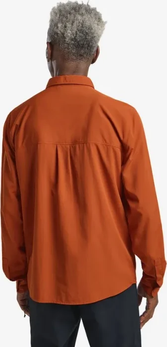 Jack Wolfskin Sierra Canyon Hemd langarm burnt orange (Herren)