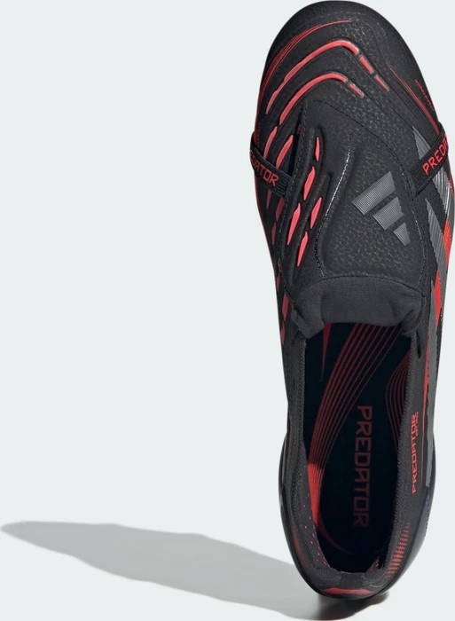adidas Predator Elite Fold-Over Tongue FG core black/grey four/lucid red