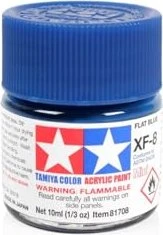 Tamiya Acrylic Paint XF-8 blue, 10ml
